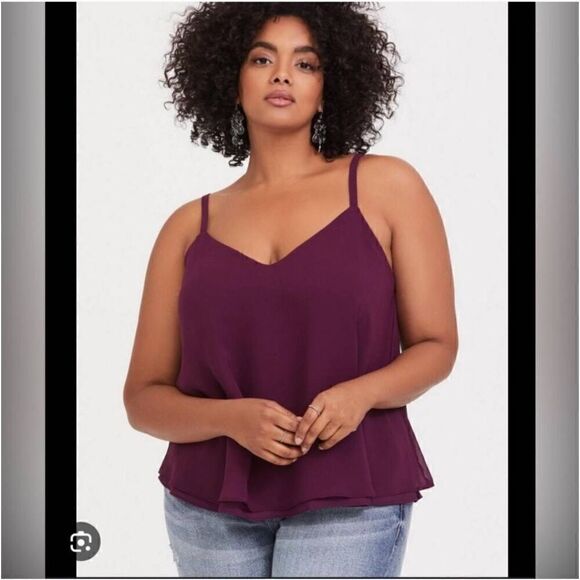 Torrid Sophie Double Layer Tank Top - Picture 1 of 9